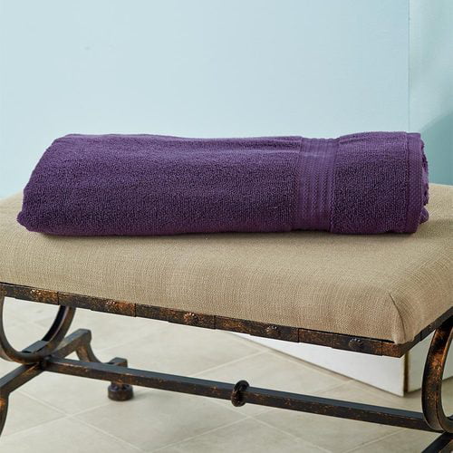 Plum Purple Oversized Zero Twist Cotton Bath Sheet Towel Bathroom Home Decor